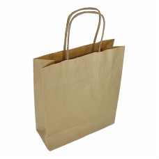 Draagtas bruin 18/8x22cm 100st Tpk270250